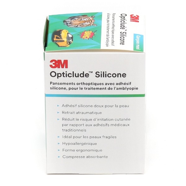 3M Opticlude Silicone pansement orthoptique x 50