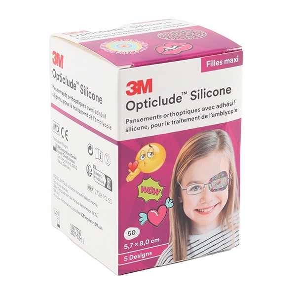 3M Opticlude Silicone pansement orthoptique x 50