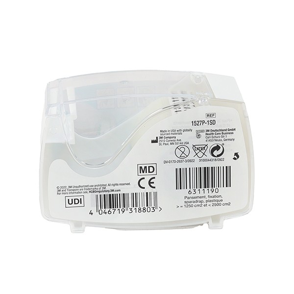 3M Transpore sparadrap transparent avec dévidoir