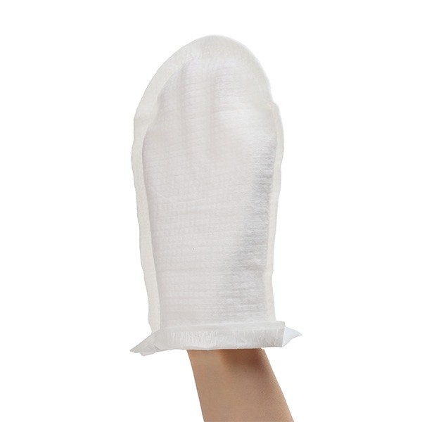 Gant de toilette pré-humidifié sans rinçage