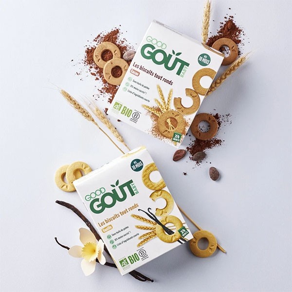Good Goût Biscuits Tout Ronds Vanille Bio