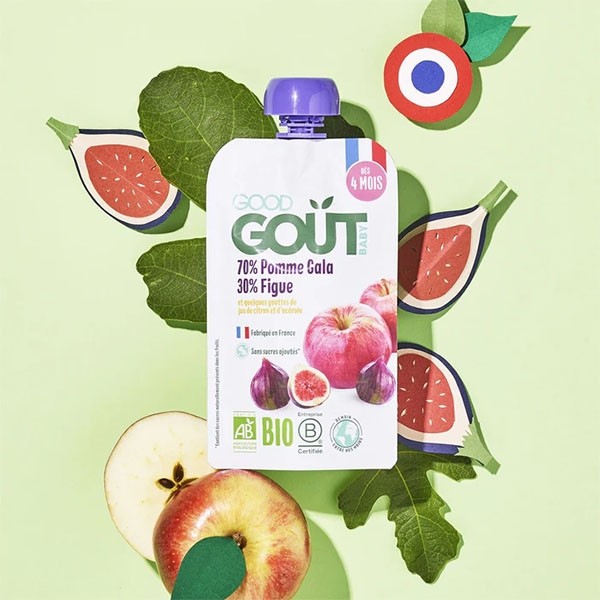 Good Goût compote pomme figue Bio