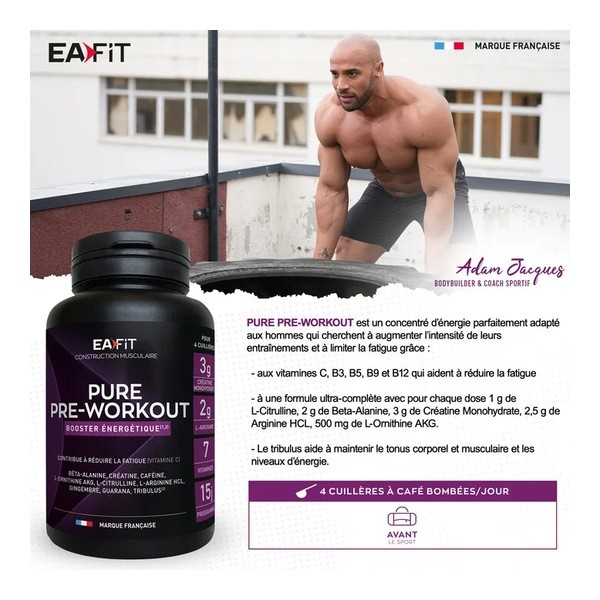 Eafit Pure Pre Workout poudre
