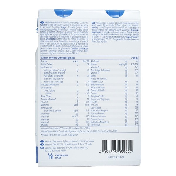 Fresubin 2 kcal Drink vanille