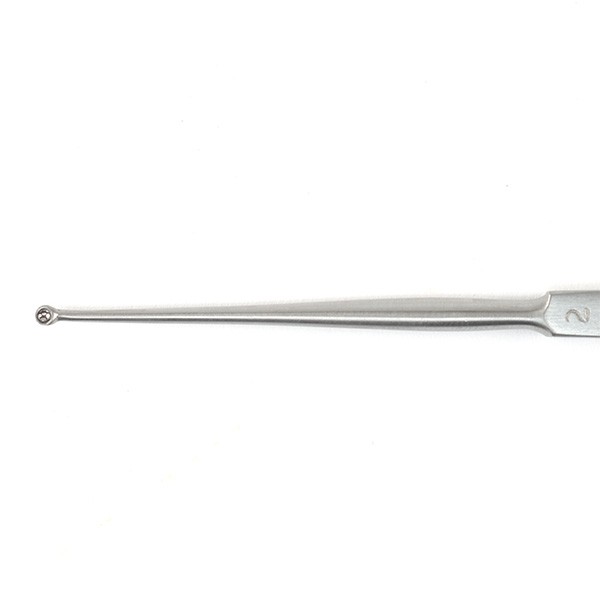 Holtex curette fine dermatologique pleine