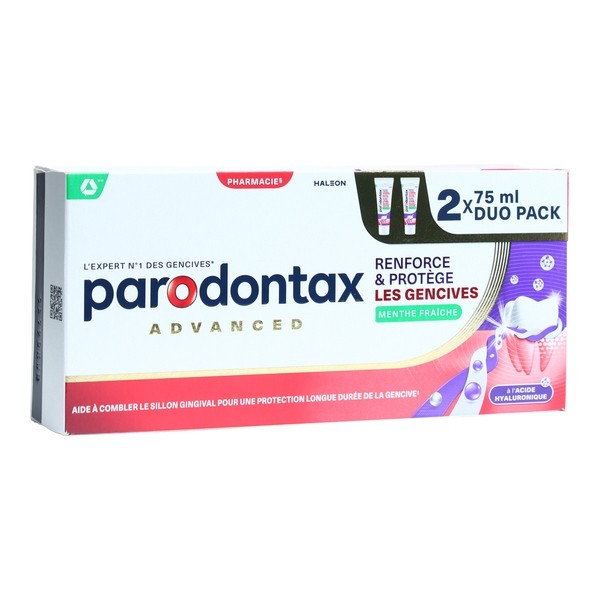 Parodontax Dentifrice menthe fraiche Renforce et Protège