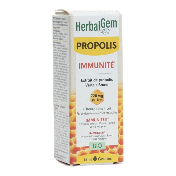 HerbalGem Propolis Immunité bio gouttes