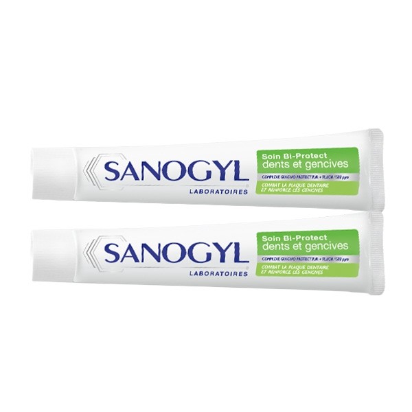 Sanogyl dentifrice Bi-Protect dents et gencives