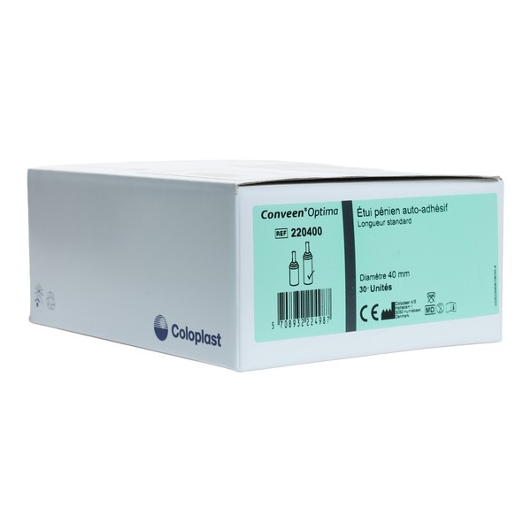 Coloplast conveen Optima étuis péniens auto adhésifs