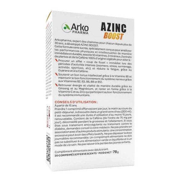 Azinc Boost effervescent