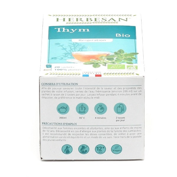 Herbesan Infusion Thym bio Respiration