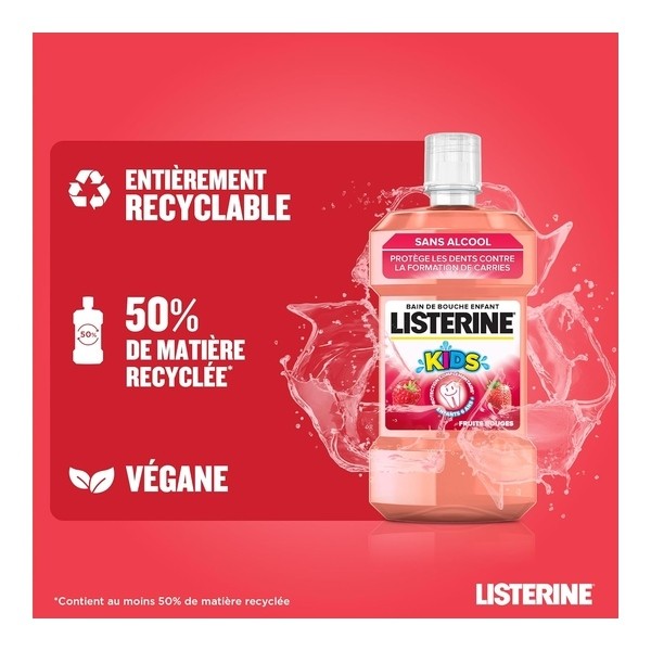 Listerine kids bain de bouche enfant