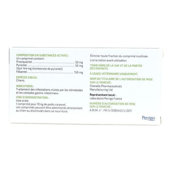 Strantel Chien comprimés vermifuge