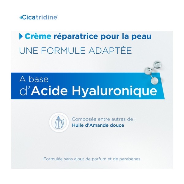 Cicatridine crème à l'acide hyaluronique