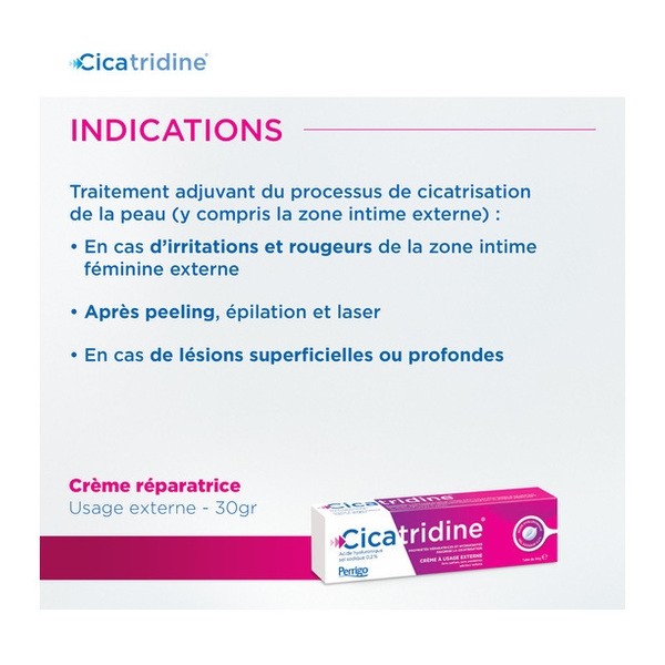 Cicatridine crème à l'acide hyaluronique