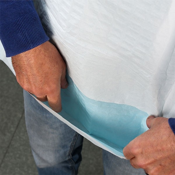 Bavoir adulte à poche 3 plis