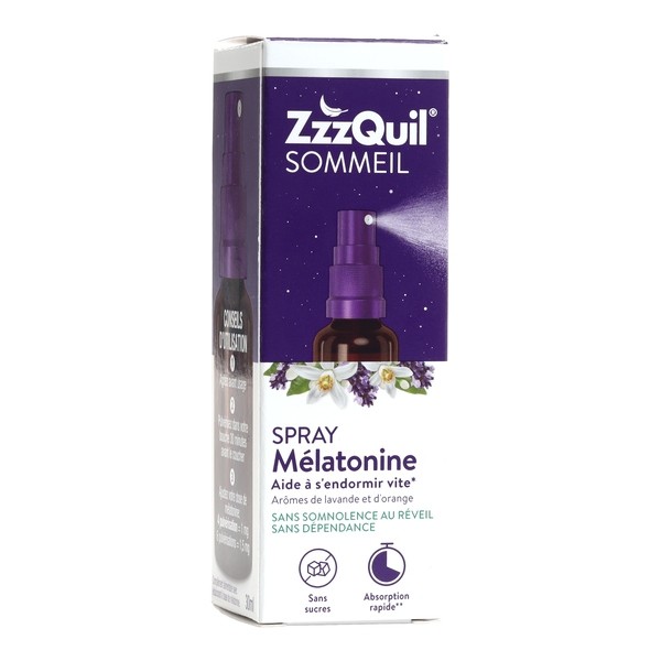 ZzzQuil Sommeil Spray mélatonine