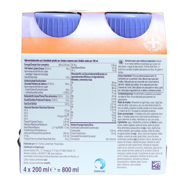 Nutricia Fortimel Multi Fibre vanille