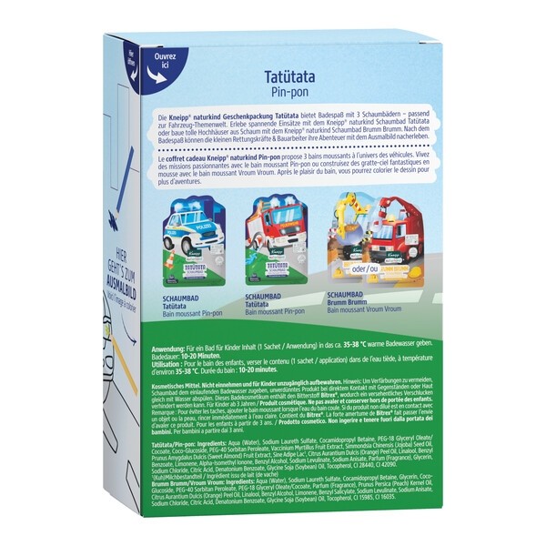 Kneipp coffret cadeau pin-pon bains moussants