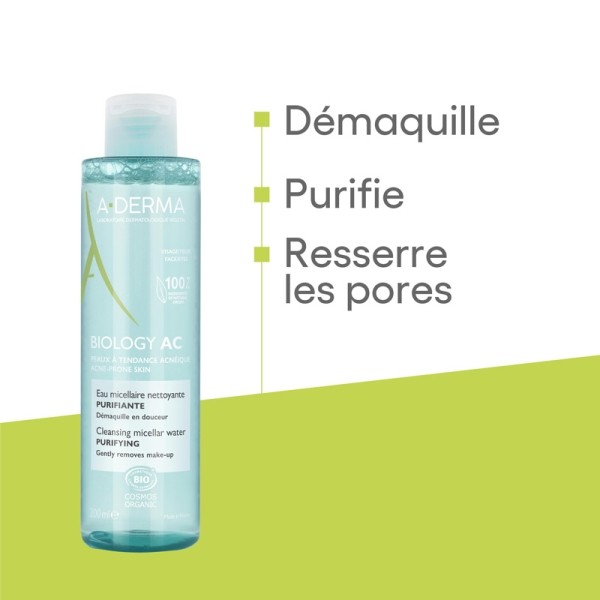 A Derma Biology AC eau micellaire nettoyante Bio
