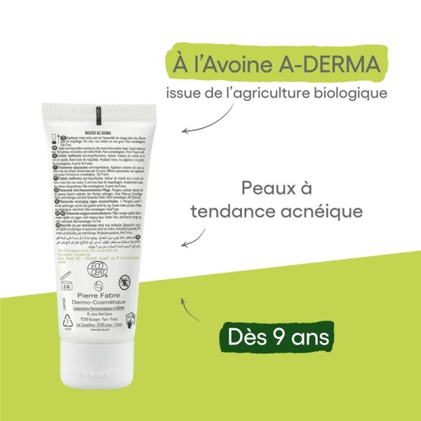 A Derma Biology AC Global Soin matifiant anti-imperfections