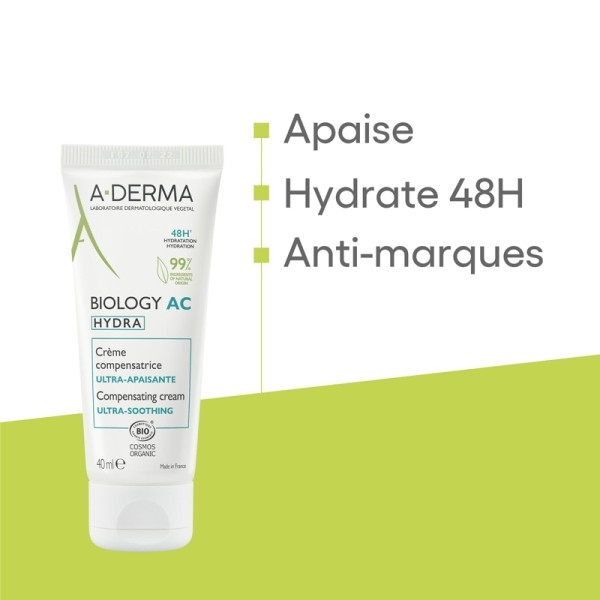A Derma Biology AC Hydra Crème compensatrice Bio