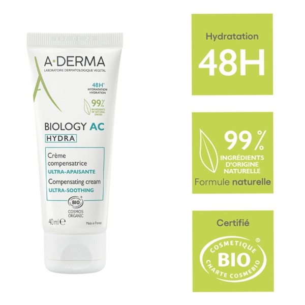 A Derma Biology AC Hydra Crème compensatrice Bio