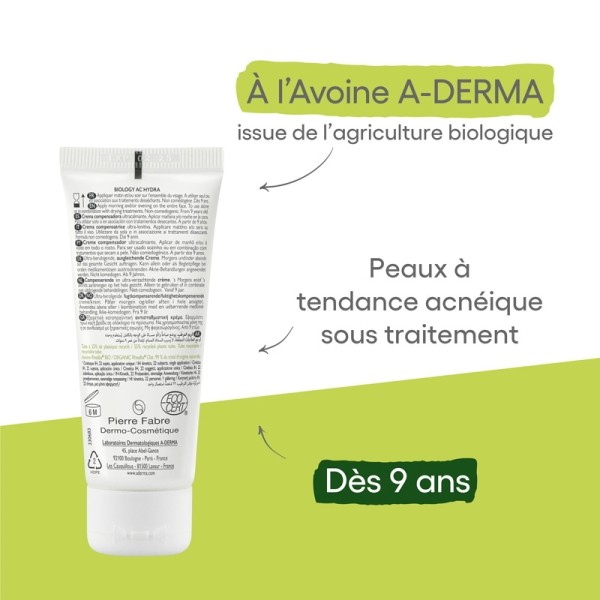 A Derma Biology AC Hydra Crème compensatrice Bio