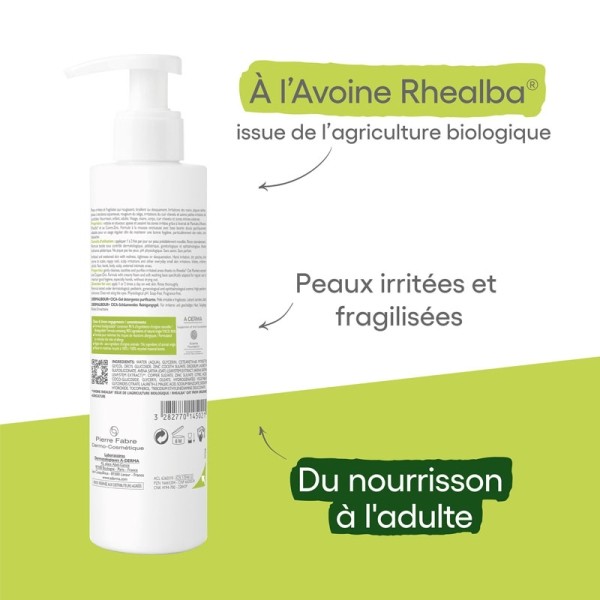 A Derma Dermalibour+ Cica gel moussant assainissant