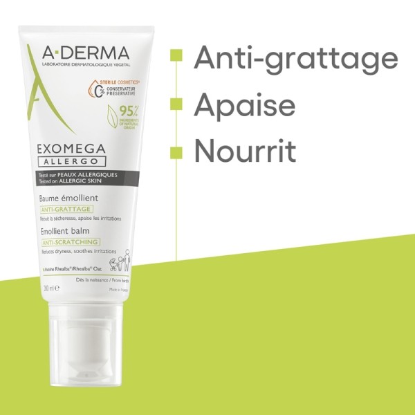 A Derma Exomega Allergo baume émollient