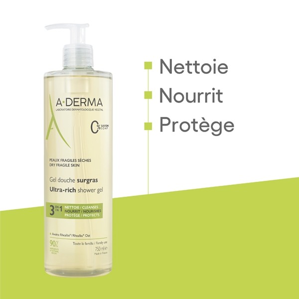 A Derma gel douche surgras
