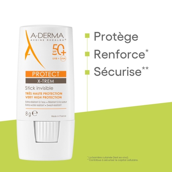 A Derma protect X-trem Stick solaire SPF 50+