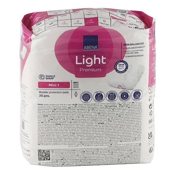 Abena Light Premium Protections anatomiques 2 gouttes