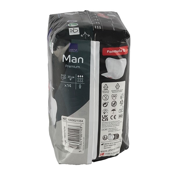Abena Man Premium Formula 0 Protections anatomiques 3 gouttes
