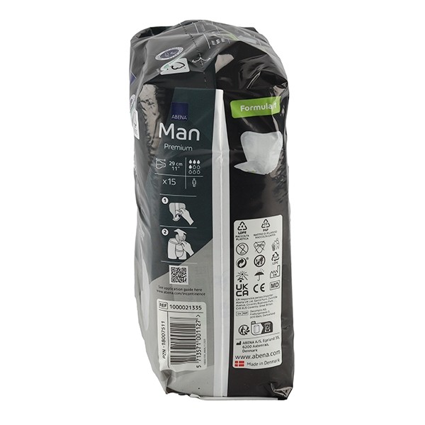 Abena Man Premium Formula 1 Protections anatomiques 4 gouttes