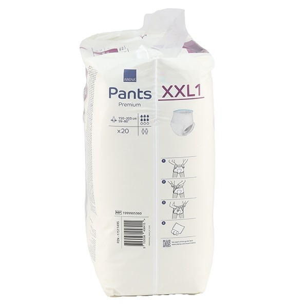 Abena Pants premium culottes absorbantes bariatriques 6 gouttes