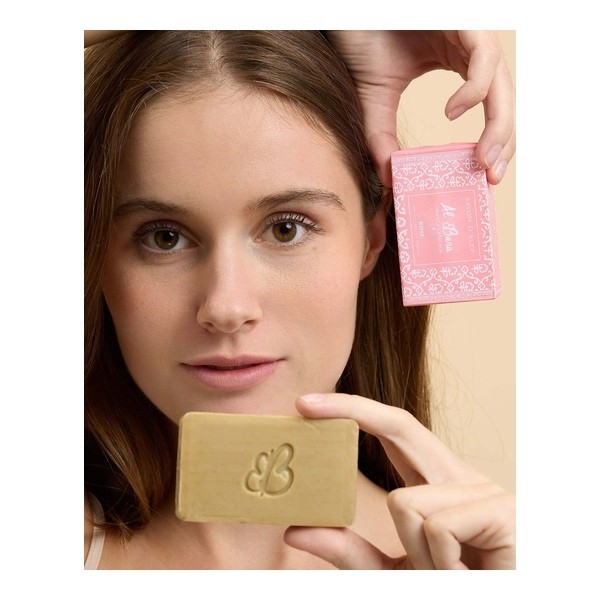 Al Bara savon d'Alep Rose