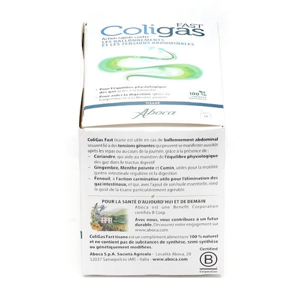 Aboca Coligas Fast tisane sachets