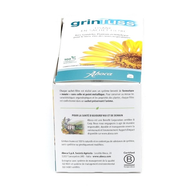 Aboca Grintuss tisane sachets