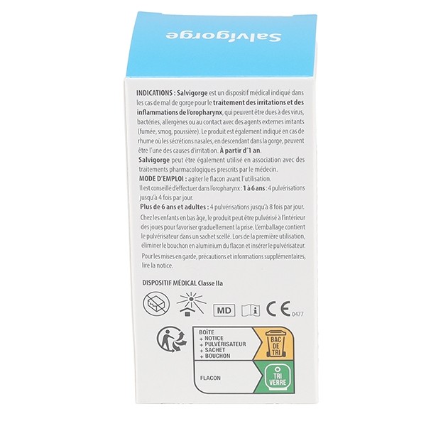 Aboca Salvigorge Spray sans alcool