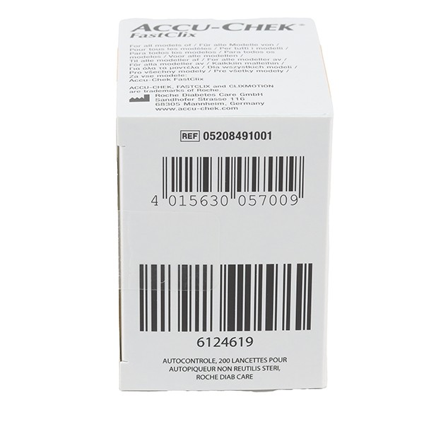 Accu Chek Fastclix lancettes