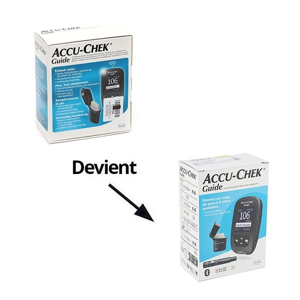 Accu Chek Guide lecteur de glycémie Kit complet