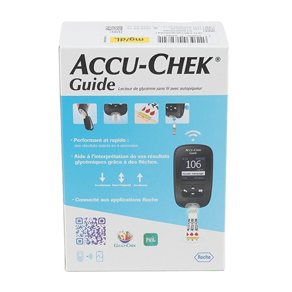 Accu Chek Guide lecteur de glycémie Kit complet