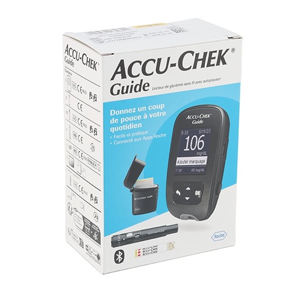 Accu Chek Guide lecteur de glycémie Kit complet