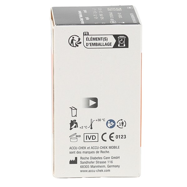 Accu Chek Mobile cassette de 50 tests