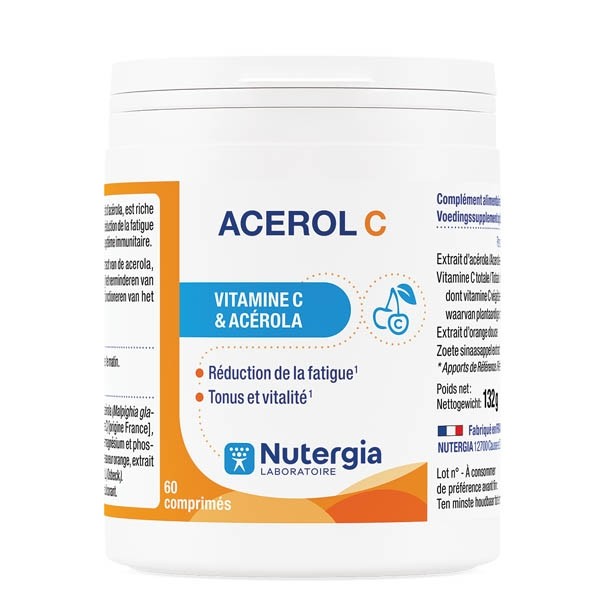 Acerol C Vitamine C naturelle comprimés à croquer