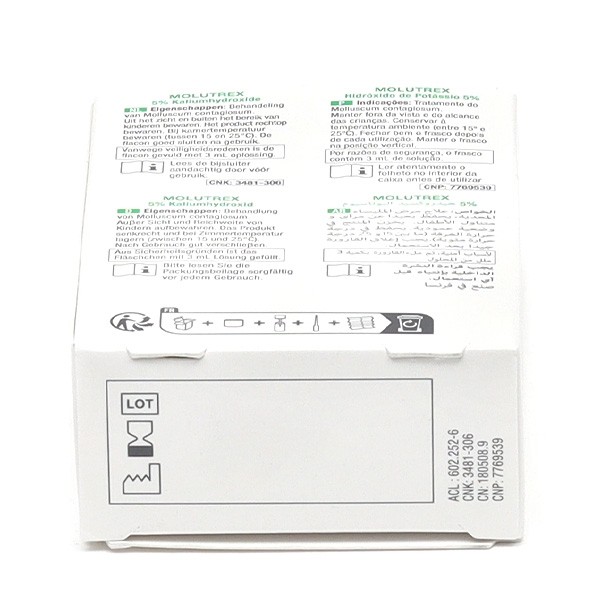 Molutrex solution pour application locale cutanée