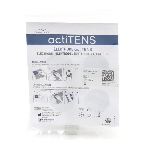 ActiTENS Electrodes pour electrostimulateur
