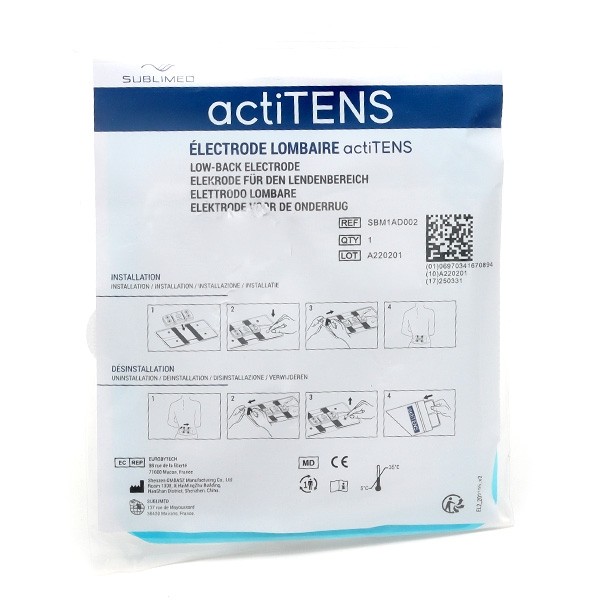 ActiTENS Electrodes pour electrostimulateur