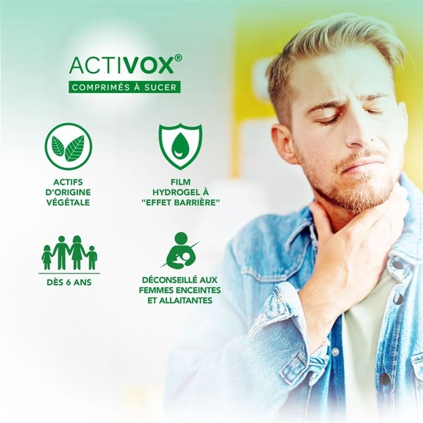 Activox citron comprimés à sucer